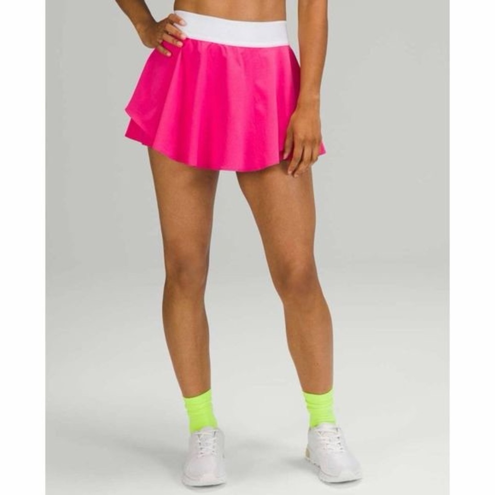 Lululemon Athletica Court Rival High Rise Skirt Sonic Pink
